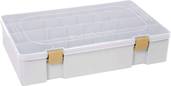WESTIN Westin W3 Tackle Box 36x22,5x8cm Grey/clear på