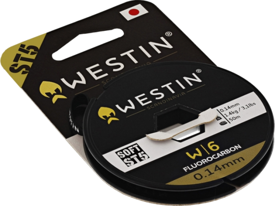 WESTIN Westin W6 St5 Soft Fluorocarbon 35m 0,343mm 7,7kg Clear på