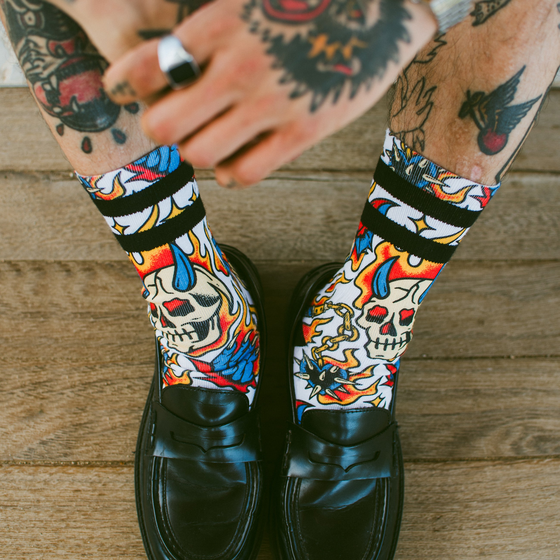 AMERICAN SOCKS Wicked - Mid High på