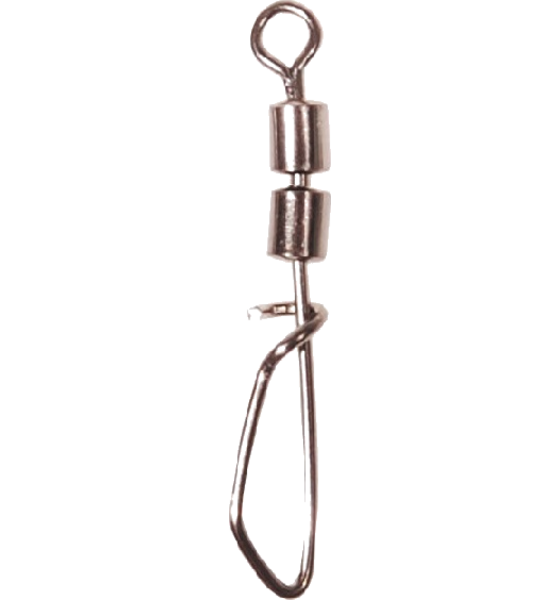 WIGGLER Wiggler Double Swivel With Twist Snap Nickel Size 6 på