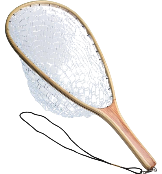 WIGGLER Wiggler Wooden Net Catch Release Rubber på