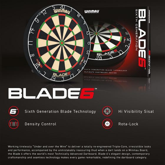 WINMAU Winmau Blade 6 Dartboard på