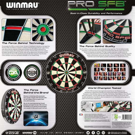 WINMAU Winmau Pro Sfb Dartboard på
