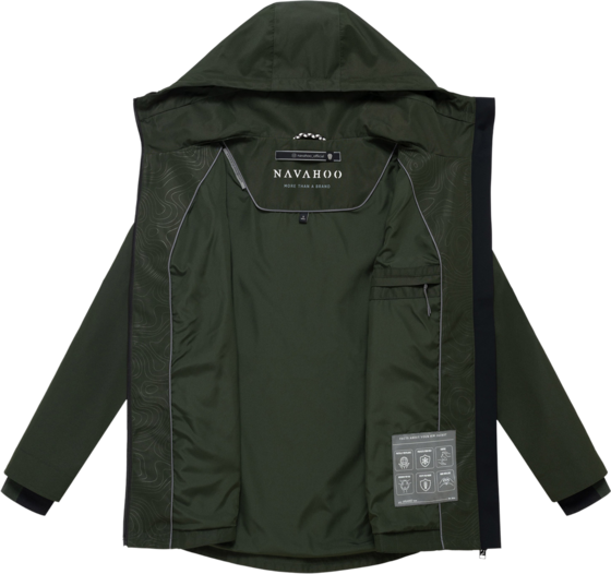 NAVAHOO Women Spring Jacket Blumentanz på