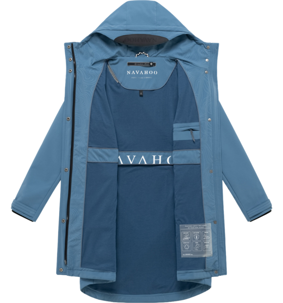 NAVAHOO Women Spring Jacket Morgennebel på