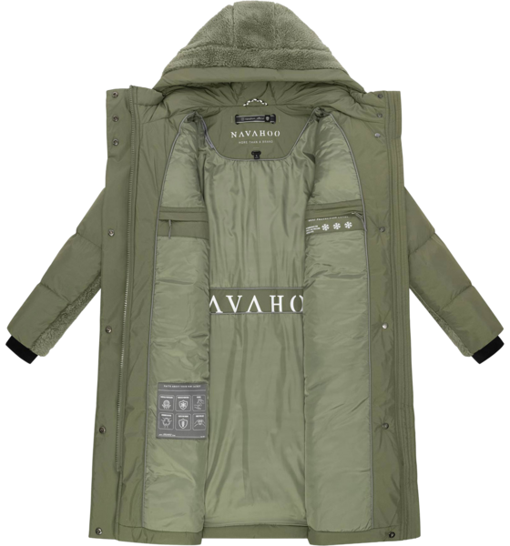 NAVAHOO Women Winterjacket Funkelteddy på