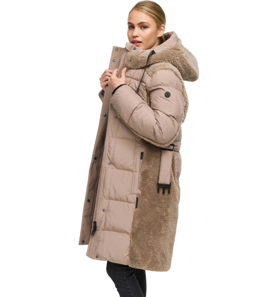 NAVAHOO Women Winterjacket Funkelteddy på