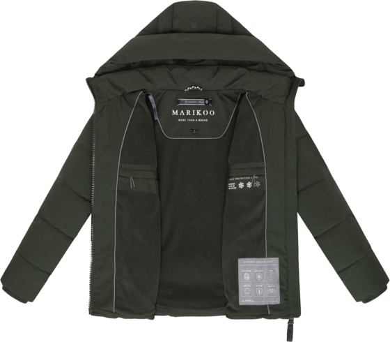 MARIKOO Women Winterjacket Kuschelnasee på