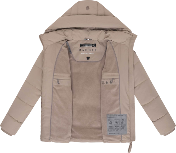 MARIKOO Women Winterjacket Kuschelnasee på