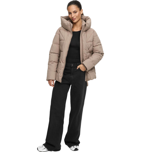 MARIKOO Women Winterjacket Kuschelnasee på
