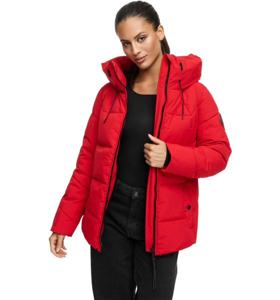 MARIKOO Women Winterjacket Kuscheltatze på