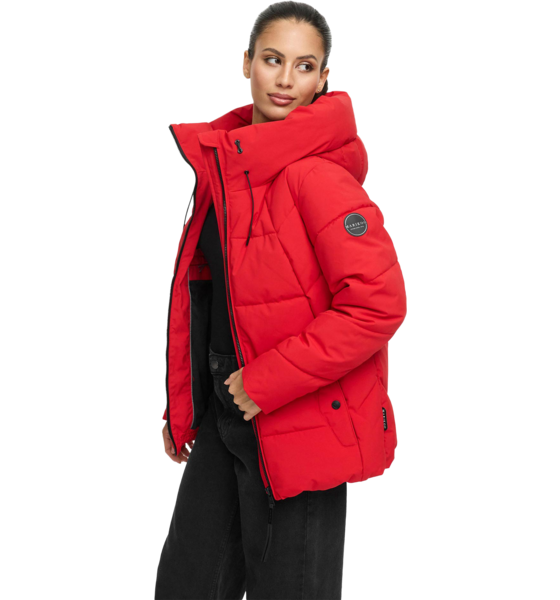 MARIKOO Women Winterjacket Kuscheltatze på