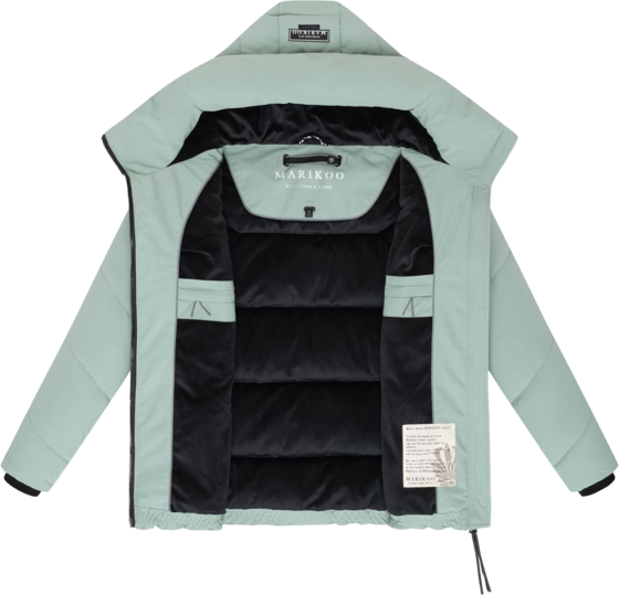 MARIKOO Women Winterjacket Kuscheltatze på