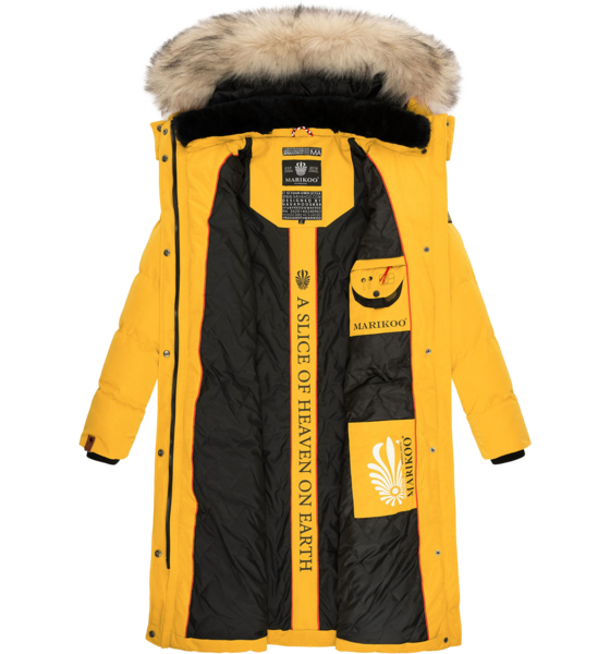 MARIKOO Women Winterjacket Schneesternchen på