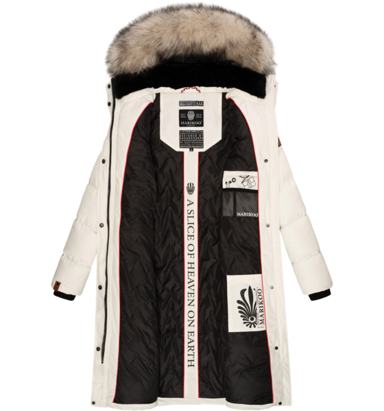 MARIKOO Women Winterjacket Schneesternchen på