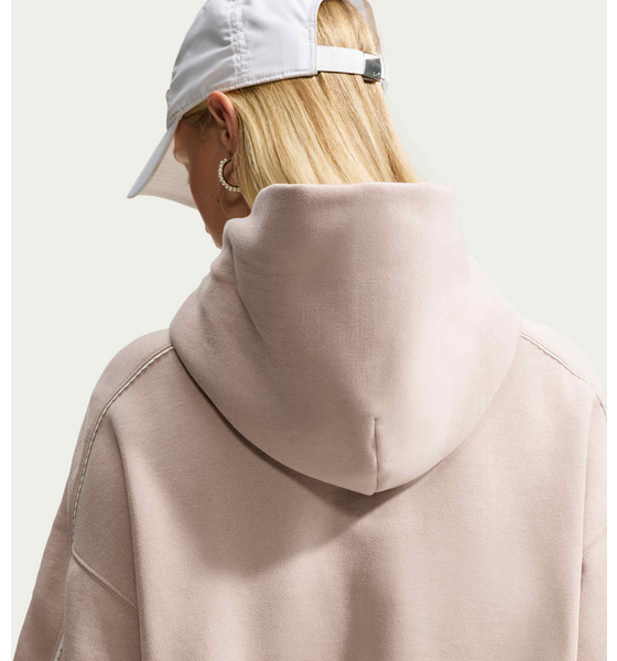 NIKE Women's Cropped Pullover Hoodie Studio Fleece Medium Weight 'graphic Pack' på