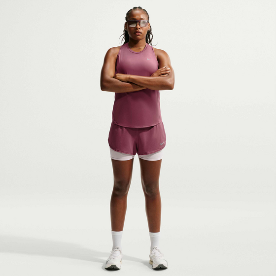 NIKE Women's Dri-fit 2-in-1 Mesh Running Shorts Flow på