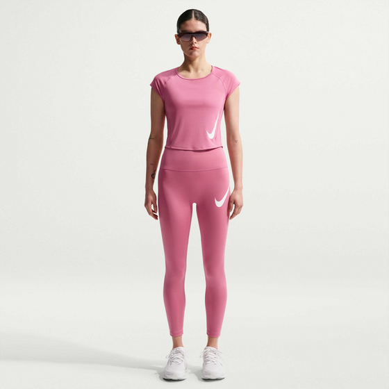 NIKE Women's Dri-fit Cap-sleeve Running Top Tempo Swoosh på