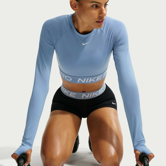 NIKE Women's Dri-fit Cropped Long-sleeve Top Pro på