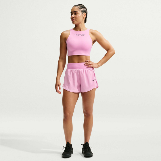 NIKE Women's Dri-fit High-waisted 2-in-1 7.5cm (approx.) Shorts Pro Sculpt på