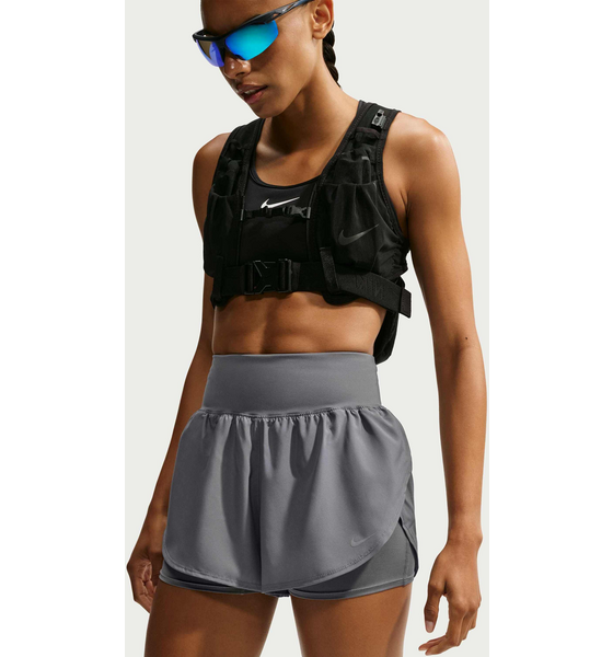 NIKE Women's Dri-fit High-waisted 2-in-1 Running Shorts Flow på