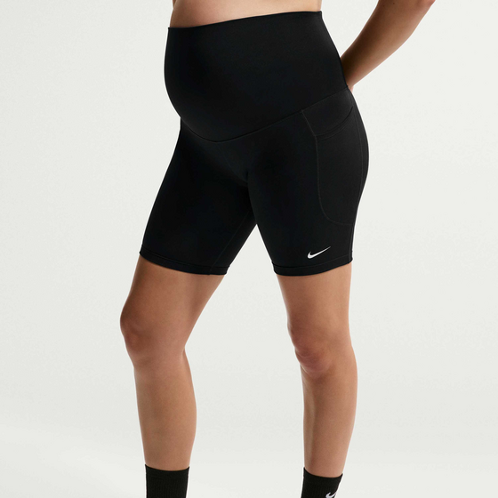 NIKE Women's Dri-fit High-waisted 20.5cm (approx.) Biker Shorts With Pockets (maternity) (m) One på