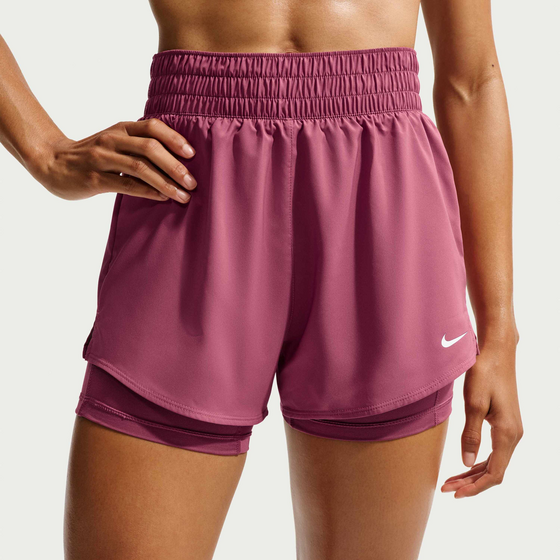 NIKE Women's Dri-fit High-waisted 8cm (approx.) 2-in-1 Shorts One på