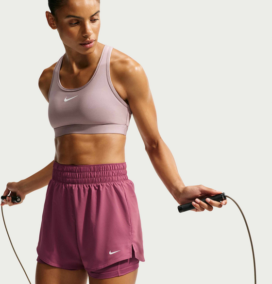 NIKE Women's Dri-fit High-waisted 8cm (approx.) 2-in-1 Shorts One på