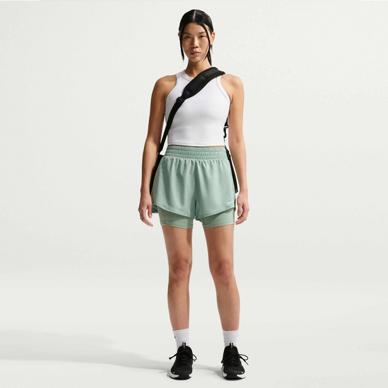 NIKE Women's Dri-fit High-waisted 8cm (approx.) 2-in-1 Shorts One på