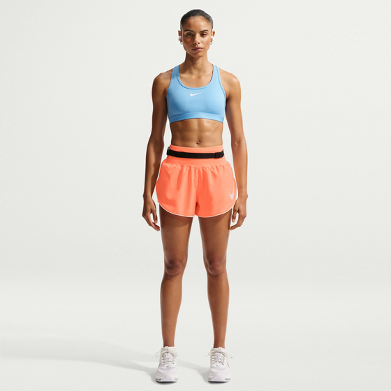 NIKE Women's Dri-fit Mid-rise Brief-lined Running Shorts Tempo Flow Swoosh på