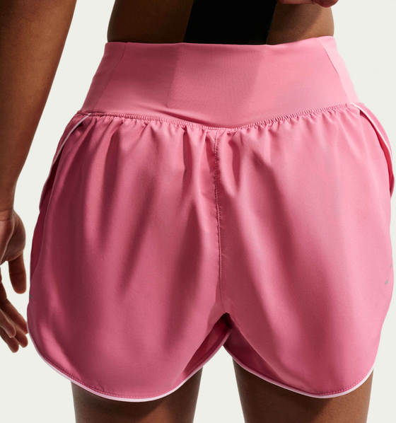 NIKE Women's Dri-fit Mid-rise Brief-lined Running Shorts Tempo Flow Swoosh på
