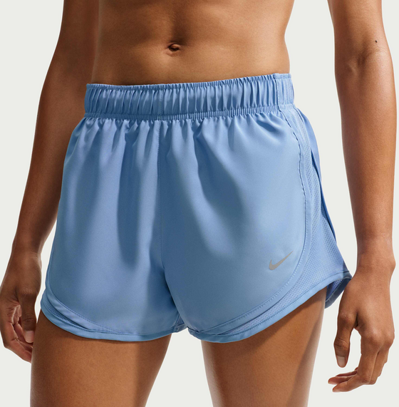 NIKE Women's Dri-fit Mid-rise Brief-lined Running Shorts Tempo på