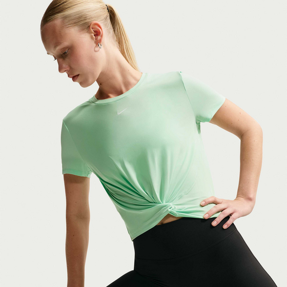 NIKE Women's Dri-fit Short-sleeve Top One Classic Twist på