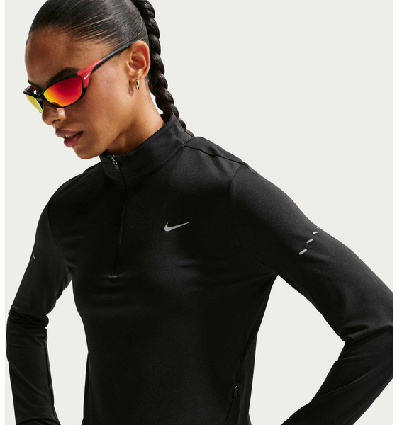 NIKE Women's Dri-fit Uv 1/4-zip Running Top Swift på