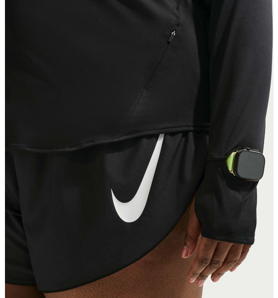 NIKE Women's Dri-fit Uv 1/4-zip Running Top (plus Size) Swift på