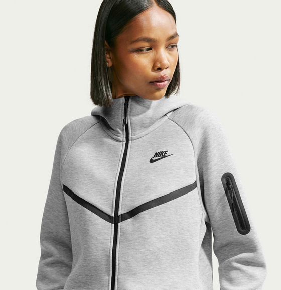 NIKE Women's Full-zip Hoodie Sportswear Tech Fleece Windrunner på