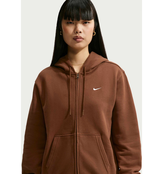 NIKE Women's Full-zip Hoodie Studio Fleece Medium Weight på