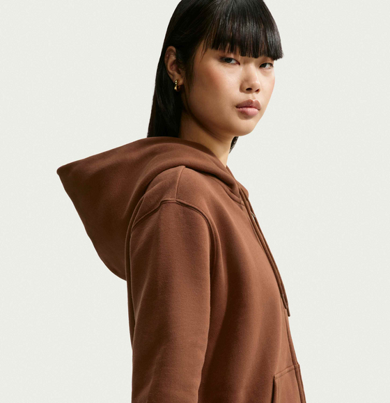 NIKE Women's Full-zip Hoodie Studio Fleece Medium Weight på