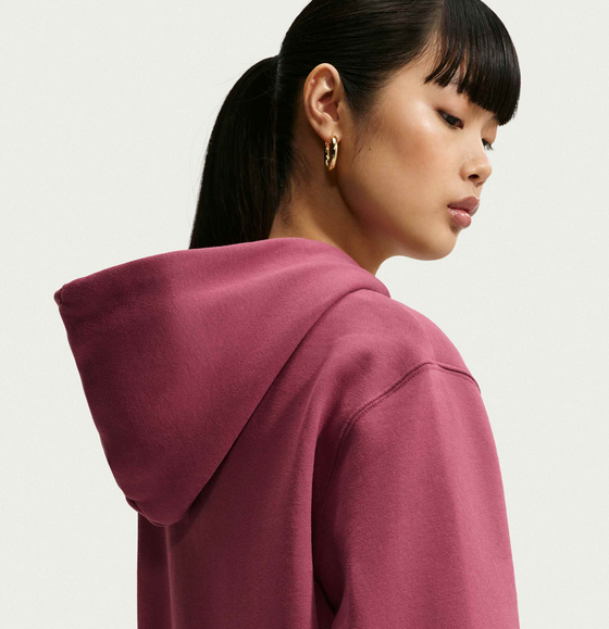 NIKE Women's Full-zip Hoodie Studio Fleece Medium Weight på