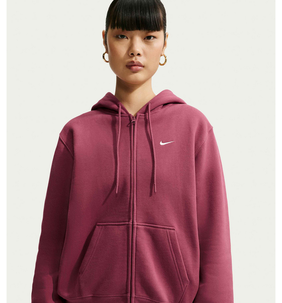 NIKE Women's Full-zip Hoodie Studio Fleece Medium Weight på