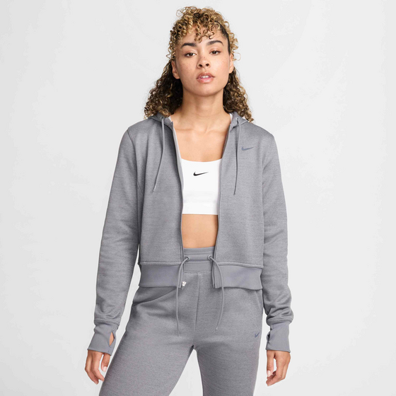 NIKE Women's Full-zip Hoodie Therma-fit One på