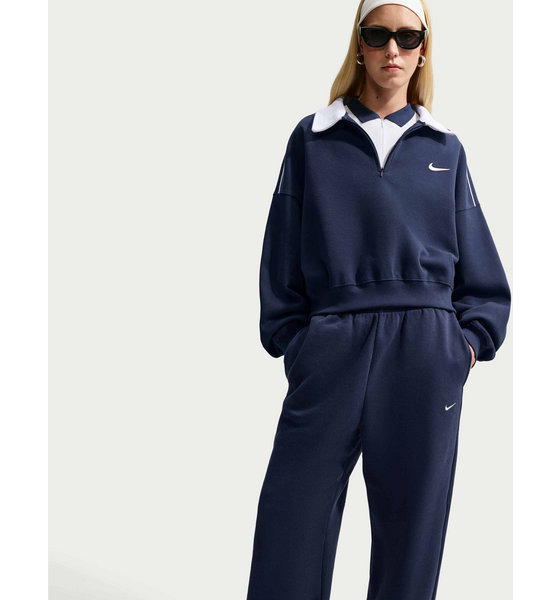NIKE Women's High-rise Oversized Cuffed Trousers Studio Fleece Medium Weight på