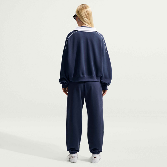 NIKE Women's High-rise Oversized Cuffed Trousers Studio Fleece Medium Weight på