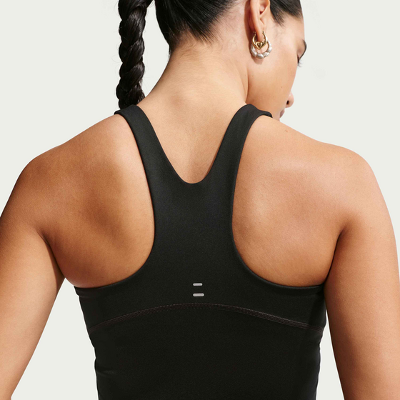 NIKE Women's Medium-support Cropped Sports Bra Tank Top Tempo på