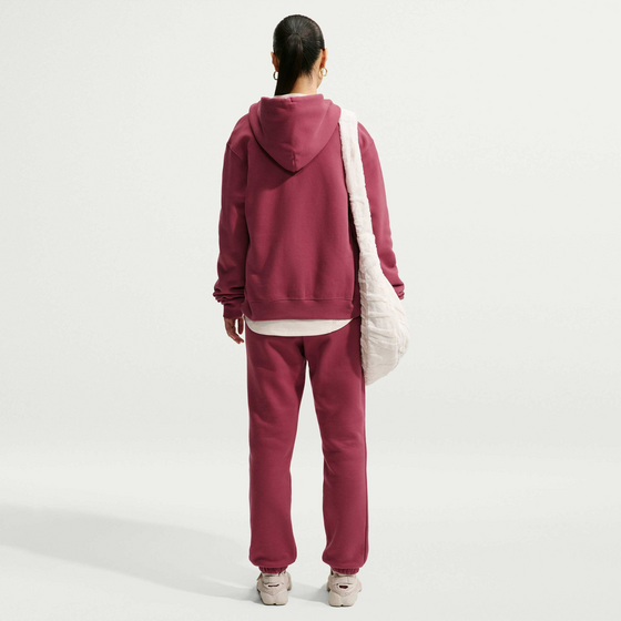 NIKE Women's Mid-rise Cuffed Trousers Studio Fleece Medium Weight på