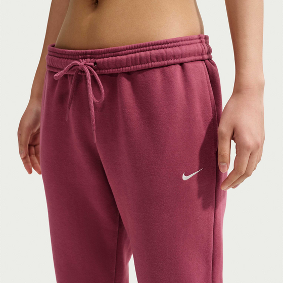 NIKE Women's Mid-rise Cuffed Trousers Studio Fleece Medium Weight på