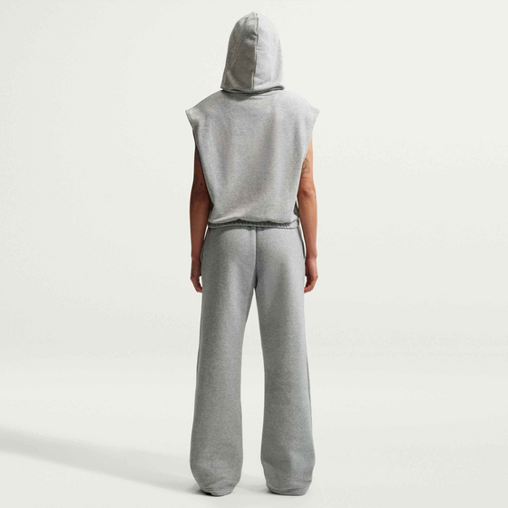 NIKE Women's Mid-rise Open-hem Trousers Studio Fleece Medium Weight på
