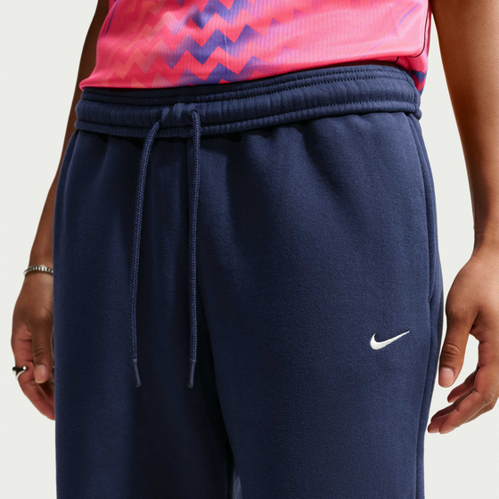 NIKE Women's Mid-rise Open-hem Trousers Studio Fleece Medium Weight på