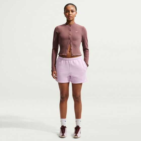 NIKE Women's Mid-rise Shorts Studio Fleece Medium Weight på