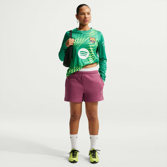 NIKE Women's Mid-rise Shorts Studio Fleece Medium Weight på